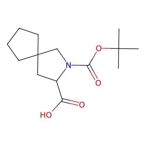 2-[(Tert-butoxy)carbonyl]-2-azaspiro[4.4]nonane-3-carboxylic acid，2227204-72-8，≥98%，阿拉丁产品图