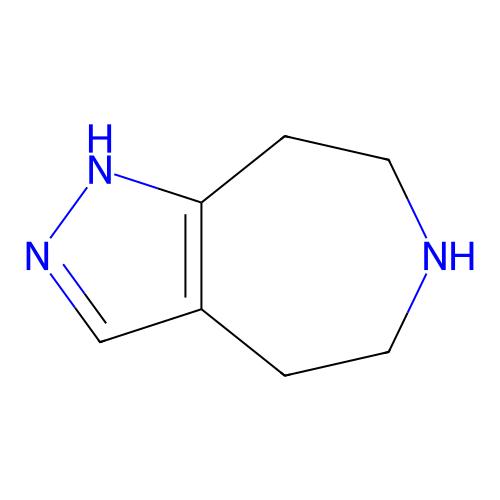 2,4,5,6,7,8-Hexahydropyrazolo[3,4-d]azepine，111416-15-0，≥95%，阿拉丁产品图