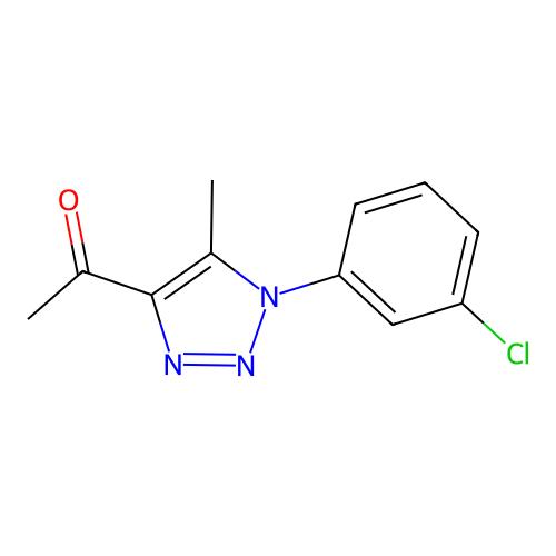 1-[1-(3-chlorophenyl)-5-methyl-1H-1,2,3-triazol-4-yl]ethan-1-one，1017399-61-9，≥95%，阿拉丁产品图