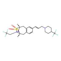 (1'R,4R,10'S)-2-(2,2,2-Trifluoroethyl)-5'-[(E)-3-[4-(trifluoromethyl)piperidin-1-yl]prop-1-enyl]spiro[1,2,5-thiadiazolidine-4,13'-tricyclo[8.2.1.03,8]trideca-3(8),4,6-triene] 1,1-dioxide，623165-93-5，≥98%，阿拉丁