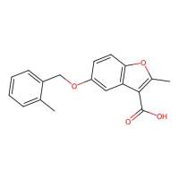2-Methyl-5-[(2-methylphenyl)methoxy]-1-benzofuran-3-carboxylic acid，307552-52-9，阿拉丁