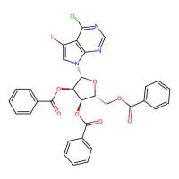 (2R,3R,4R,5R)-2-((benzoyloxy)methyl)-5-(4-chloro-5-iodo-7H-pyrrolo[2,3-d]pyrimidin-7-yl)tetrahydrofuran-3,4-diyl dibenzoate，480439-89-2，≥97%，阿拉丁