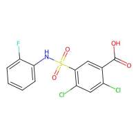 2,4-dichloro-5-[(2-fluorophenyl)sulfamoyl]benzoic Acid，329265-50-1，≥95%，阿拉丁