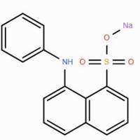 ANS-Na(=8-苯胺基-1-萘磺酸钠)[疏水荧光探针]，1445-19-8，≥95%，阿拉丁