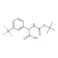 2-{[(Tert-butoxy)carbonyl]amino}-2-[3-(trifluoromethyl)phenyl]acetic acid，146621-92-3，≥97%，阿拉丁
