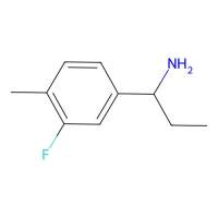 1-(3-Fluoro-4-methylphenyl)propan-1-amine，1184551-53-8，≥97%，阿拉丁