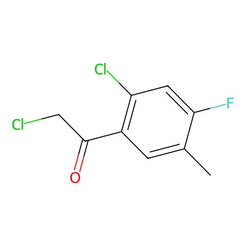 2-Chloro-1-(2-chloro-4-fluoro-5-methylphenyl)ethanone,154258-17-0,≥97%,阿拉丁产品图