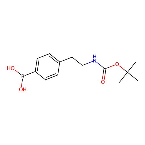 (4-(2-((tert-Butoxycarbonyl)amino)ethyl)phenyl)boronic acid，1310481-47-0，≥95%，阿拉丁产品图