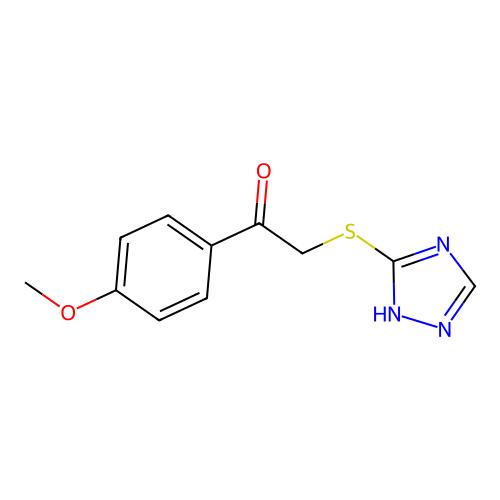 1-(4-methoxyphenyl)-2-(1H-1,2,4-triazol-5-ylsulfanyl)ethanone,332169-82-1,阿拉丁产品图