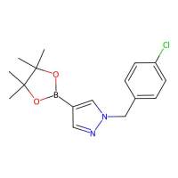 1-[(4-chlorophenyl)methyl]-4-(tetramethyl-1,3,2-dioxaborolan-2-yl)-1H-pyrazole，1430750-51-8，≥98%，阿拉丁