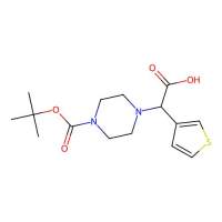 2-(4-Boc-piperazinyl)-2-(3-thienyl)acetic acid，885274-75-9，≥97%，阿拉丁