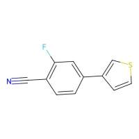 2-Fluoro-4-(3-thienyl)benzenecarbonitrile,886361-69-9,阿拉丁