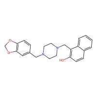 1-((4-(Benzo[d][1,3]dioxol-5-ylmethyl)piperazin-1-yl)methyl)naphthalen-2-ol，307341-14-6，阿拉丁