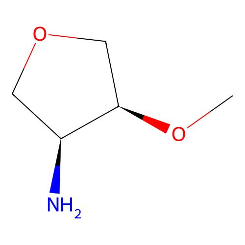 (3S,4S)-4-Methoxytetrahydrofuran-3-amine，1820583-32-1，≥98%，阿拉丁产品图