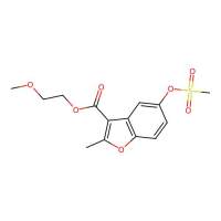 2-Methoxyethyl 5-(methanesulfonyloxy)-2-methyl-1-benzofuran-3-carboxylate,315237-47-9,阿拉丁