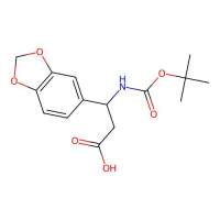 3-(Benzo[d][1,3]dioxol-5-yl)-3-((tert-butoxycarbonyl)amino)propanoic acid，149520-06-9，≥95%，阿拉丁
