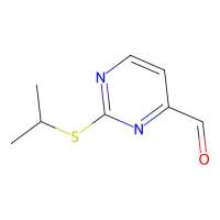 2-Isopropylsulfanyl-pyrimidine-4-carbaldehyde，885275-17-2，≥95%，阿拉丁