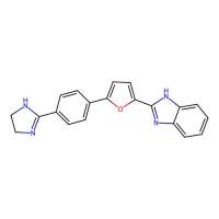 2-[5-[4-(4,5-dihydro-1H-imidazol-2-yl)phenyl]-2-furyl]-1H-benzimidazole，433735-90-1，阿拉丁