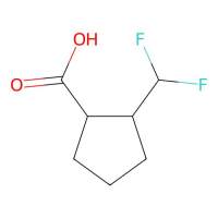 2-(Difluoromethyl)cyclopentane-1-carboxylic acid,1421601-91-3,≥98%,阿拉丁