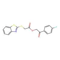 2-(4-Fluorophenyl)-2-oxoethyl (1,3-benzothiazol-2-ylsulfanyl)acetate,325694-04-0,阿拉丁
