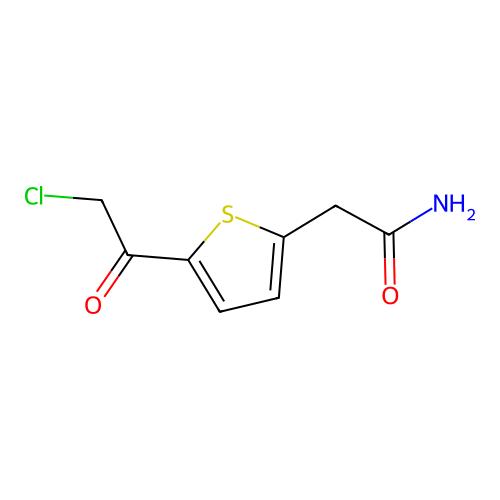 2-[5-(2-Chloroacetyl)thiophen-2-yl]acetamide，853724-01-3，≥95%，阿拉丁产品图