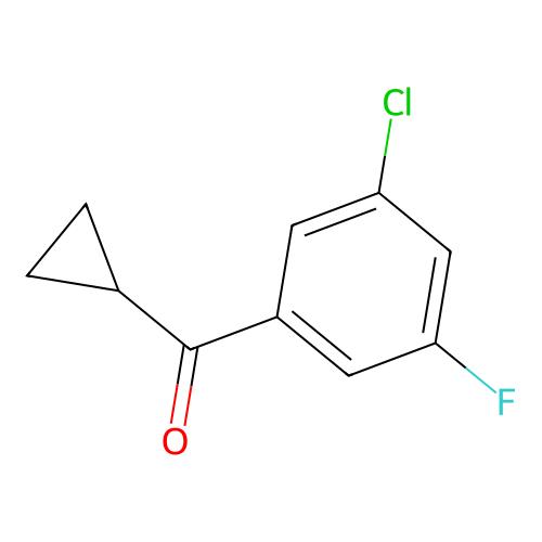 3-Chloro-5-fluorophenyl cyclopropyl ketone,898790-21-1,阿拉丁产品图