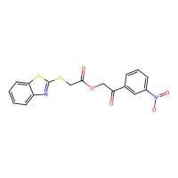 2-(3-Nitrophenyl)-2-oxoethyl 2-(benzo[d]thiazol-2-ylthio)acetate，304475-17-0，阿拉丁
