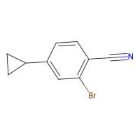 2-Bromo-4-cyclopropylbenzonitrile，1237130-18-5，≥97%，阿拉丁