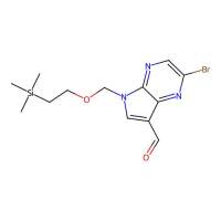 2-bromo-5-((2-(trimethylsilyl)ethoxy)methyl)-5H-pyrrolo[2,3-b]pyrazine-7-carbaldehyde，1185428-34-5，≥95%，阿拉丁