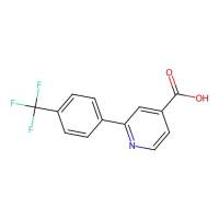 2-[4-(Trifluoromethyl)phenyl]pyridine-4-carboxylic acid，1225900-99-1，≥95%，阿拉丁