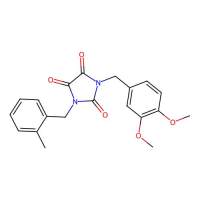 1-[(3,4-Dimethoxyphenyl)methyl]-3-[(2-methylphenyl)methyl]imidazolidine-2,4,5-trione，341966-50-5，≥90%，阿拉丁