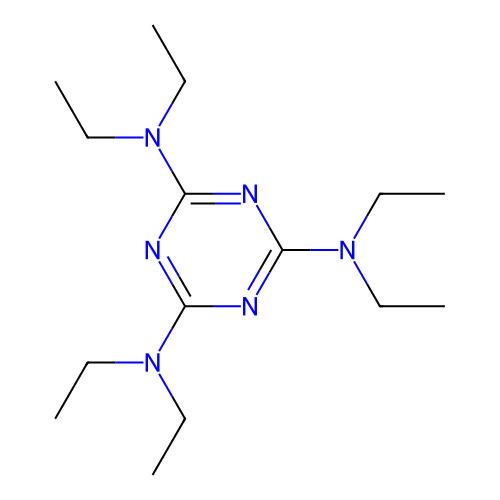 2,4,6-Tris(diethylamino)-1,3,5-triazine，2827-49-8，≥98%，阿拉丁产品图