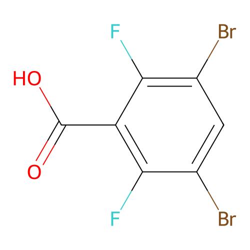 3,5-Dibromo-2,6-difluorobenzoic acid,28314-84-3,≥98%,阿拉丁产品图
