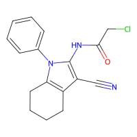 2-chloro-N-(3-cyano-1-phenyl-4,5,6,7-tetrahydro-1H-indol-2-yl)acetamide,1050911-12-0,≥95%,阿拉丁