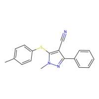 1-methyl-5-[(4-methylphenyl)sulfanyl]-3-phenyl-1H-pyrazole-4-carbonitrile，321998-34-9，阿拉丁