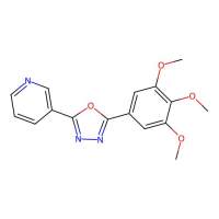 2-Pyridin-3-yl-5-(3,4,5-trimethoxyphenyl)-1,3,4-oxadiazole,443749-05-1,阿拉丁