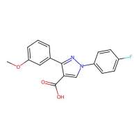 1-(4-fluorophenyl)-3-(3-methoxyphenyl)-1H-pyrazole-4-carboxylic acid，956198-12-2，≥95%，阿拉丁