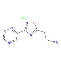 3-(2-Pyrazinyl)-1,2,4-oxadiazole-5-ethanamine hydrochloride (1:1)，1185298-52-5，阿拉丁