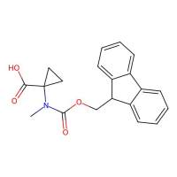 1-({[(9H-fluoren-9-yl)methoxy]carbonyl}(methyl)amino)cyclopropane-1-carboxylic acid，1702888-95-6，≥95%，阿拉丁