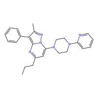 2-Methyl-3-phenyl-5-propyl-7-[4-(2-pyridinyl)-1-piperazinyl]pyrazolo[1,5-a]pyrimidine，896819-49-1，阿拉丁