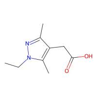 1-Ethyl-3,5-dimethyl-1H-pyrazole-4-acetic acid，956935-28-7，阿拉丁