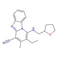2-Ethyl-3-methyl-1-(oxolan-2-ylmethylamino)pyrido[1,2-a]benzimidazole-4-carbonitrile，612522-72-2，阿拉丁