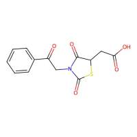 2-[2,4-Dioxo-3-(2-oxo-2-phenylethyl)-1,3-thiazolidin-5-yl]acetic acid，871480-77-2，阿拉丁