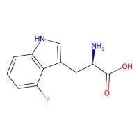 (R)-2-Amino-3-(4-fluoro-1H-indol-3-yl)propanoic acid，110221-04-0，≥95%，阿拉丁