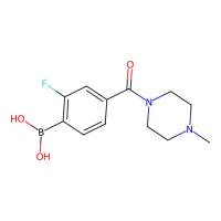 2-Fluoro-4-(4-methyl-1-piperazinylcarbonyl)benzeneboronic acid，1454901-23-5，≥98%，阿拉丁