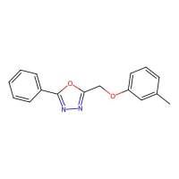 2-[(3-Methylphenoxy)methyl]-5-phenyl-1,3,4-oxadiazole，853752-02-0，≥98%，阿拉丁