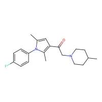 1-[1-(4-Fluorophenyl)-2,5-dimethyl-3-pyrrolyl]-2-(4-methyl-1-piperidinyl)ethanone，325742-01-6，阿拉丁