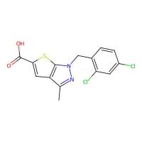 1-(2,4-Dichloro-benzyl)-3-methyl-1H-thieno[2,3-c]pyrazole-5-carboxylic acid，735335-54-3，≥95%，阿拉丁