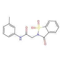 2-(1,1-dioxido-3-oxo-1,2-benzisothiazol-2(3H)-yl)-N-(3-methylphenyl)acetamide，474249-48-4，阿拉丁
