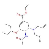 (3R,4R,5S)-ethyl 4-acetamido-5-(diallylamino)-3-(pentan-3-yloxy)cyclohex-1-enecarboxylate，651324-09-3，≥98%，阿拉丁
